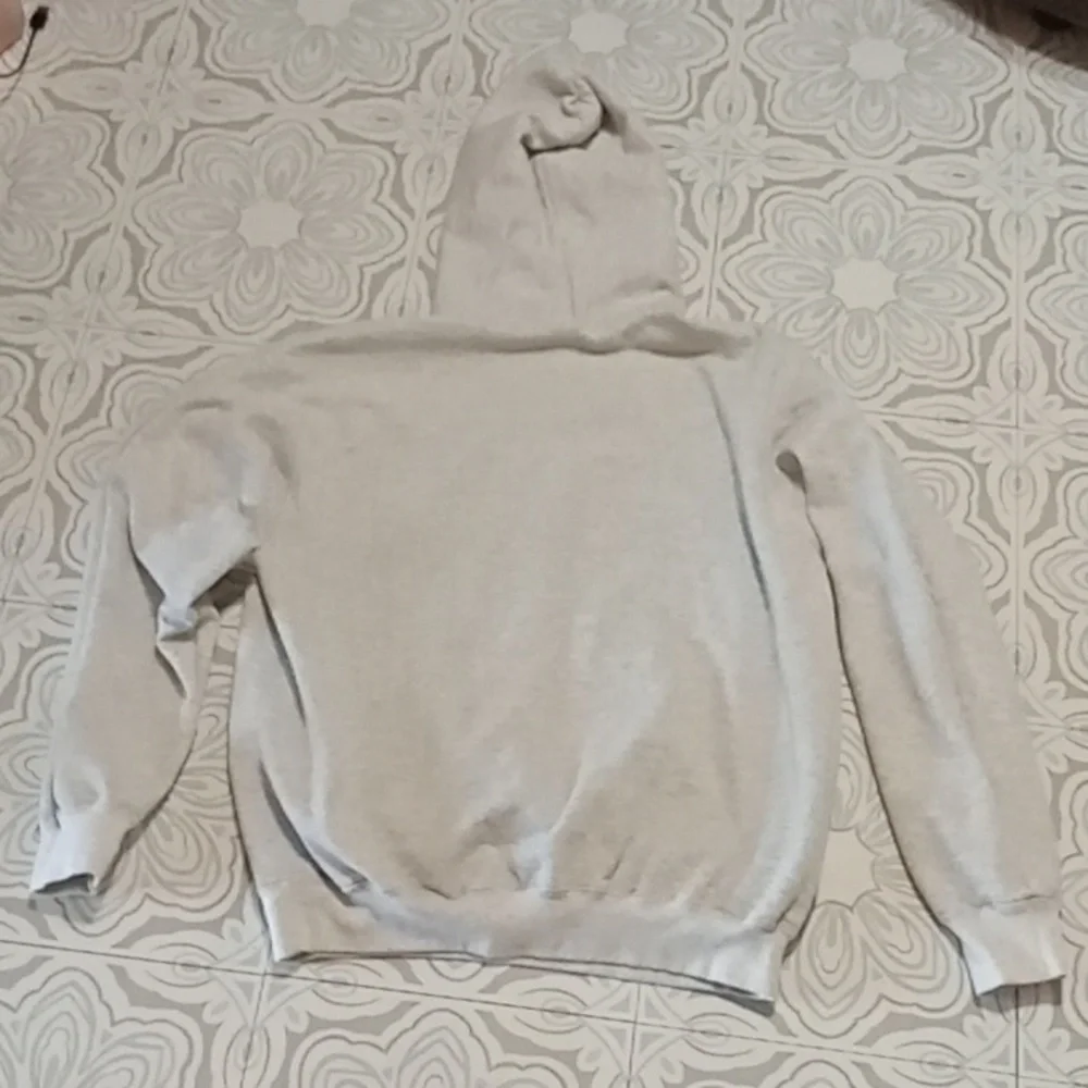 Light Gray Hood Sweater Sweatshirt Black Hawk Regiment Sz XL